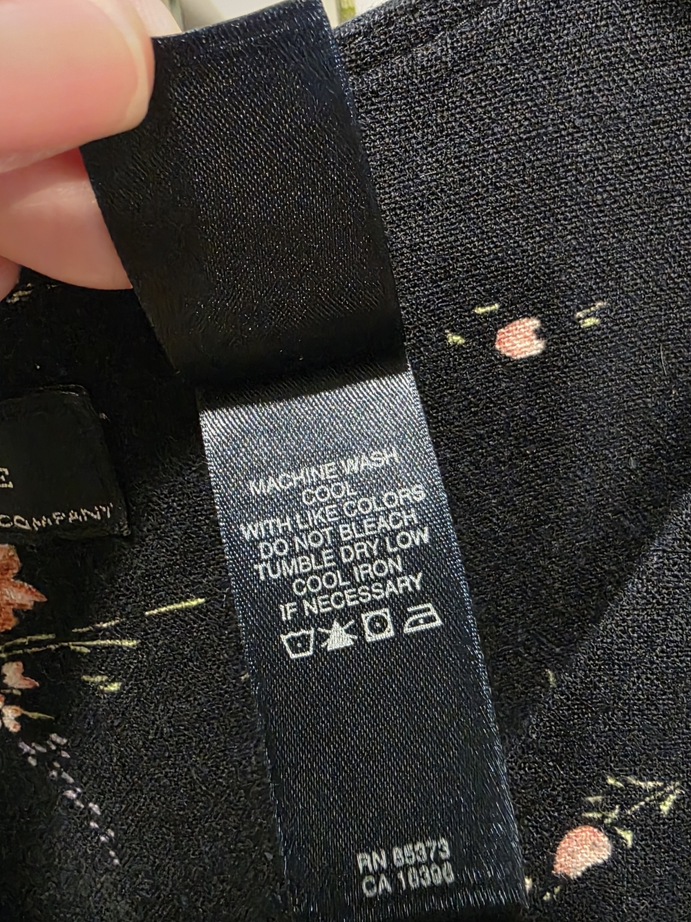 Liz Claiborne Navy Floral Maxi Dress with Button Front - Picture 10 of 10